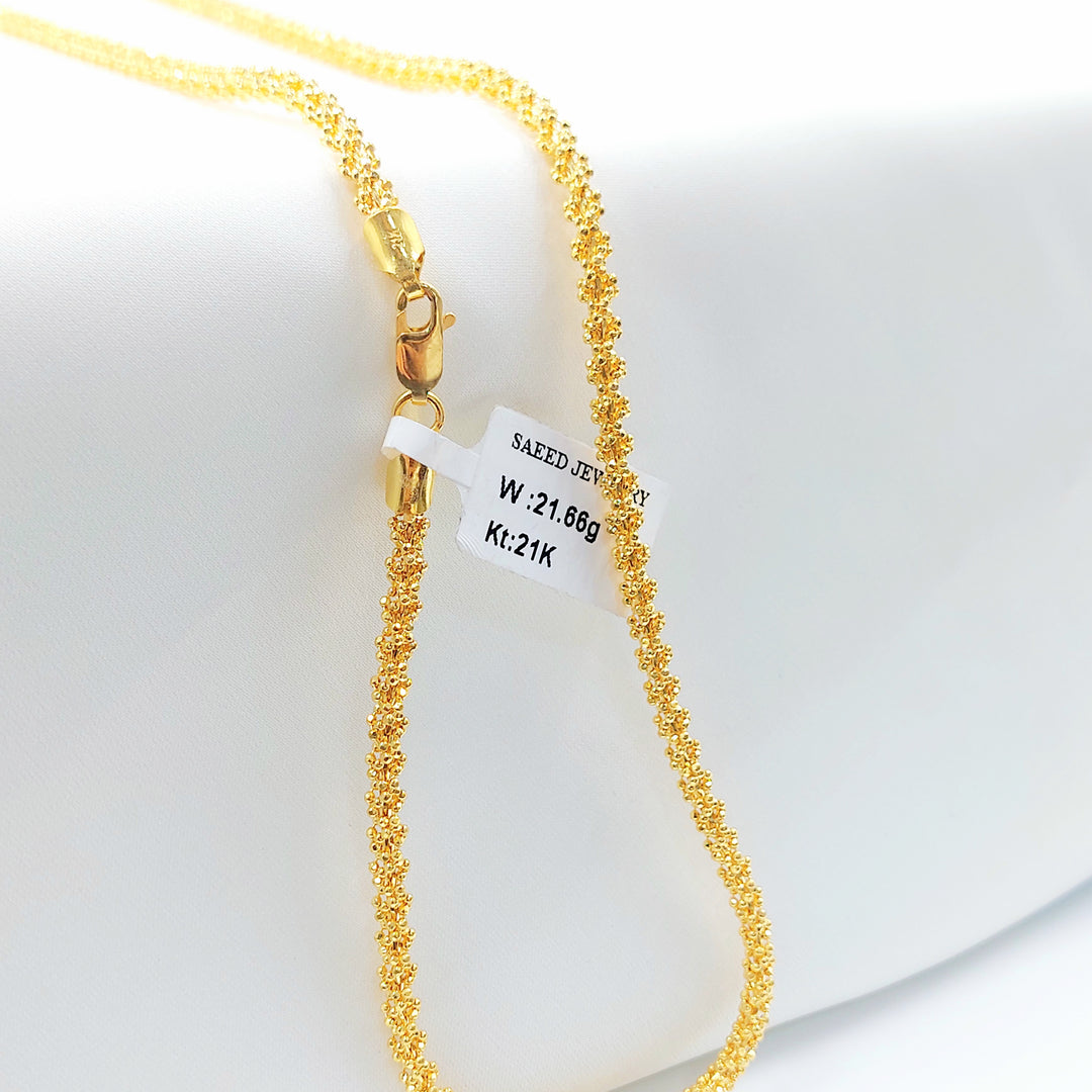 21K سنسال فانسي 4mm-مجوهرات الشيخ سعيد-Saeed Jewelry 