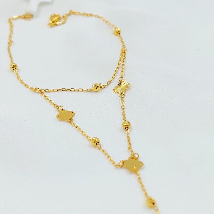 21K كف وردة-مجوهرات الشيخ سعيد-Saeed Jewelry 