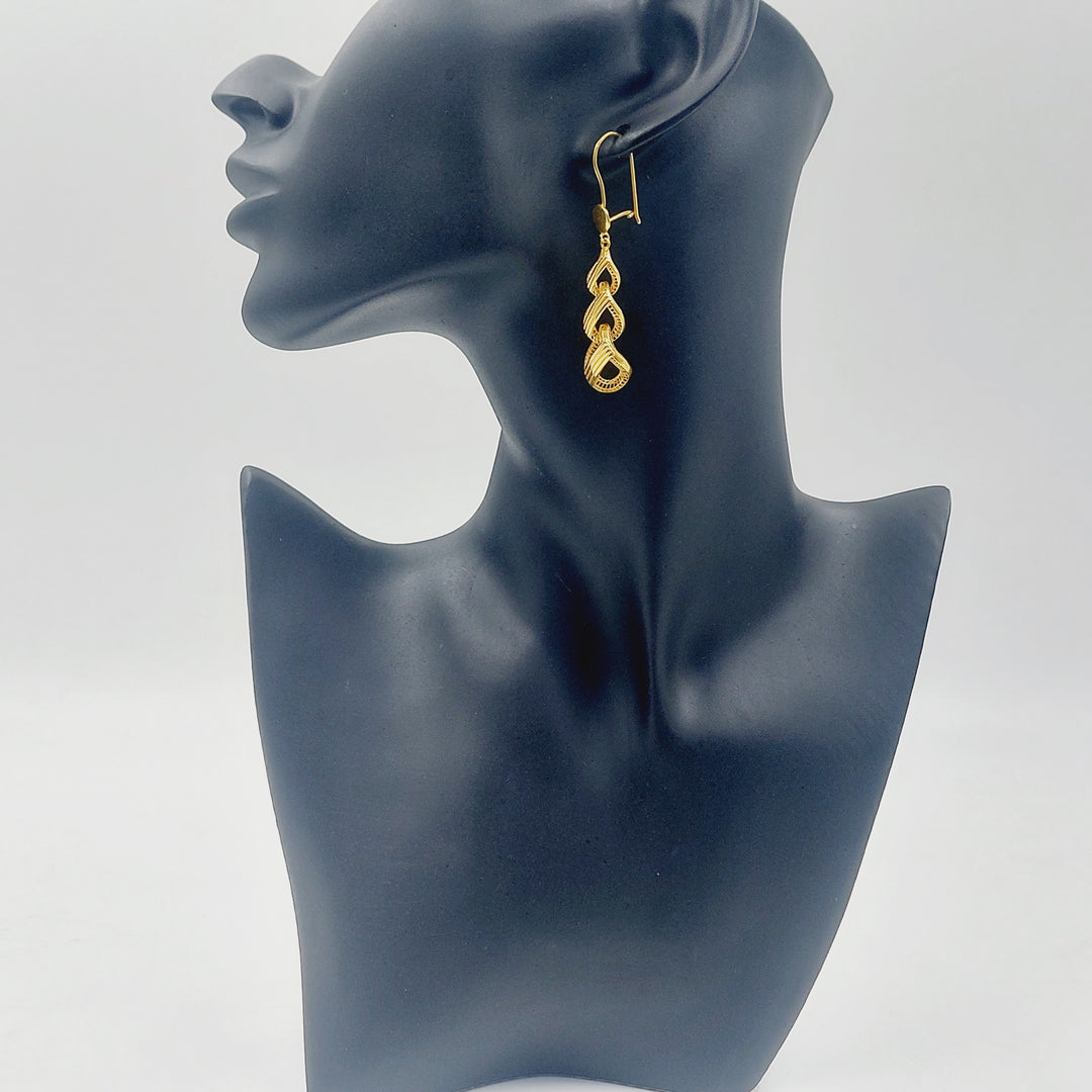 21K حلق شنكل اكسترا-مجوهرات الشيخ سعيد-Saeed Jewelry 