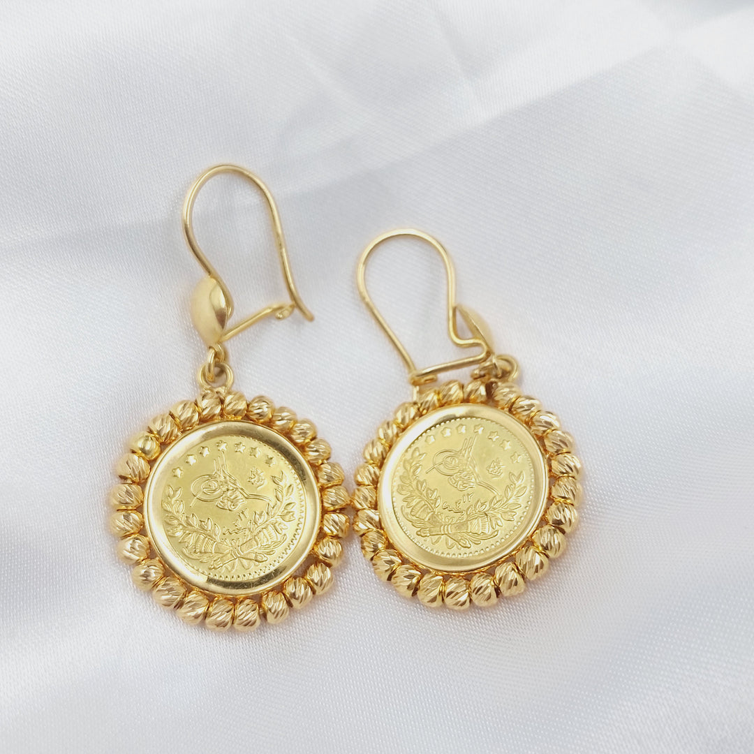 21K حلق شنكل رشادي-مجوهرات الشيخ سعيد-Saeed Jewelry 