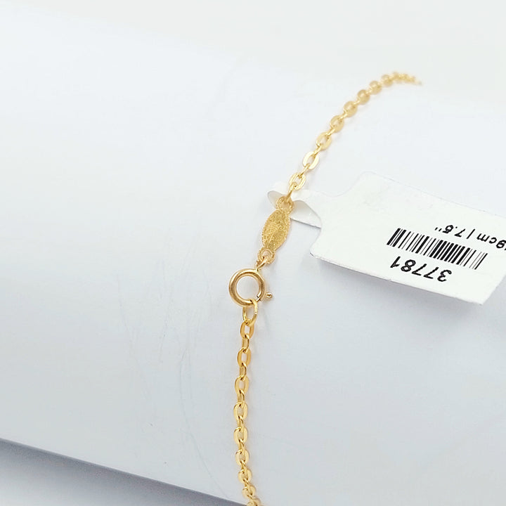 21K اسوارة طابات-مجوهرات الشيخ سعيد-Saeed Jewelry 