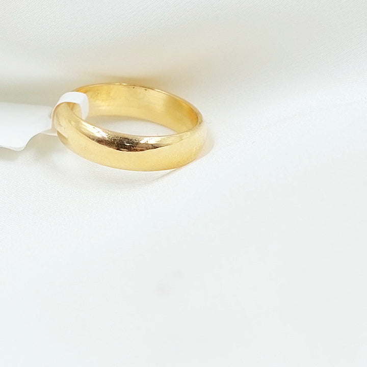 21K ذبلة سادة رفيع-مجوهرات الشيخ سعيد-Saeed Jewelry 
