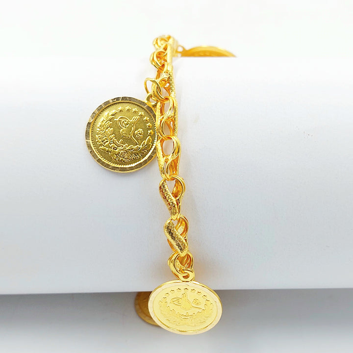 21K اسوارة دنانديش رشادي-مجوهرات الشيخ سعيد-Saeed Jewelry 