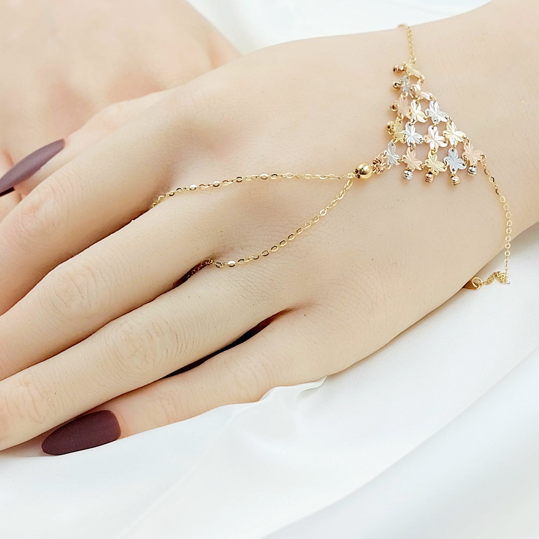 18K كف اكسترا ناعم-مجوهرات الشيخ سعيد-Saeed Jewelry 