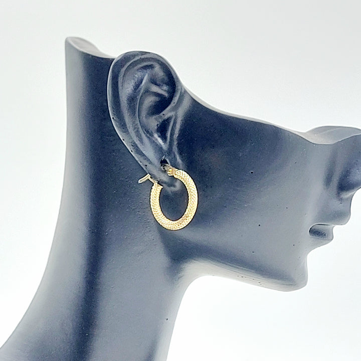 18K حلق ذبلة اكسترا-مجوهرات الشيخ سعيد-Saeed Jewelry 