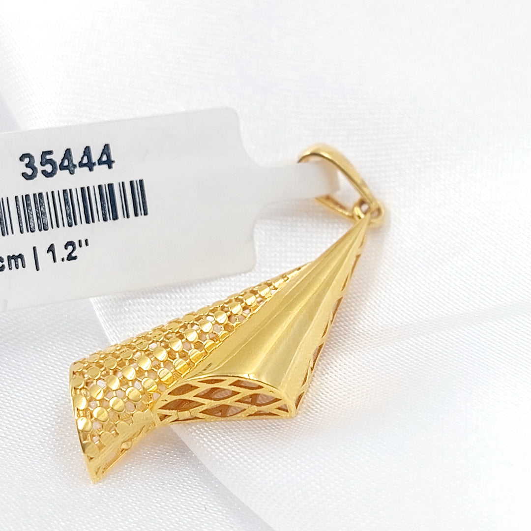 21K تعليقة اجنحة اكسترا-مجوهرات الشيخ سعيد-Saeed Jewelry 