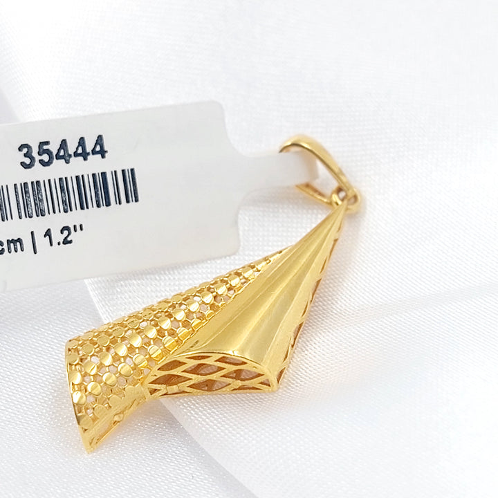 21K تعليقة اجنحة اكسترا-مجوهرات الشيخ سعيد-Saeed Jewelry 