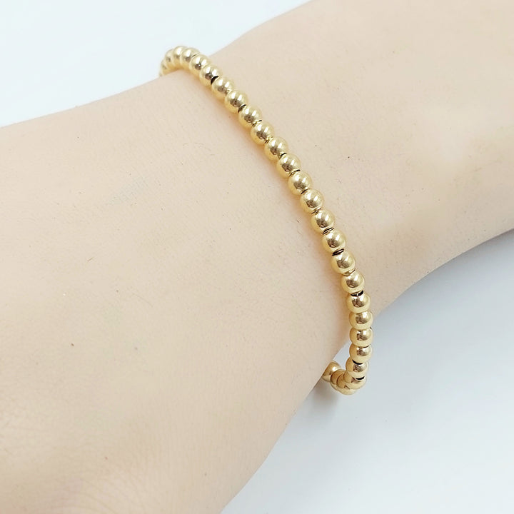 18K اسوارة طابات اكسترا-مجوهرات الشيخ سعيد-Saeed Jewelry 