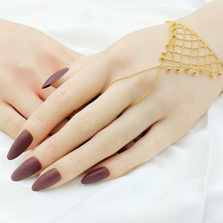 21K كف طابات اكسترا-مجوهرات الشيخ سعيد-Saeed Jewelry 