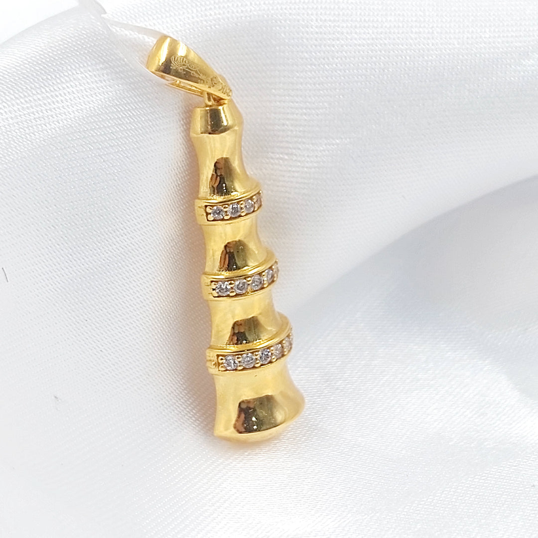 21K تعليقة اجنحة اكسترا-مجوهرات الشيخ سعيد-Saeed Jewelry 