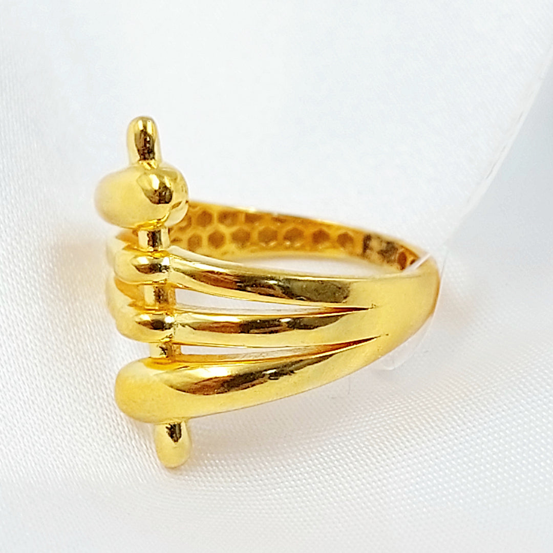 21K خاتم اكسترا-مجوهرات الشيخ سعيد-Saeed Jewelry 