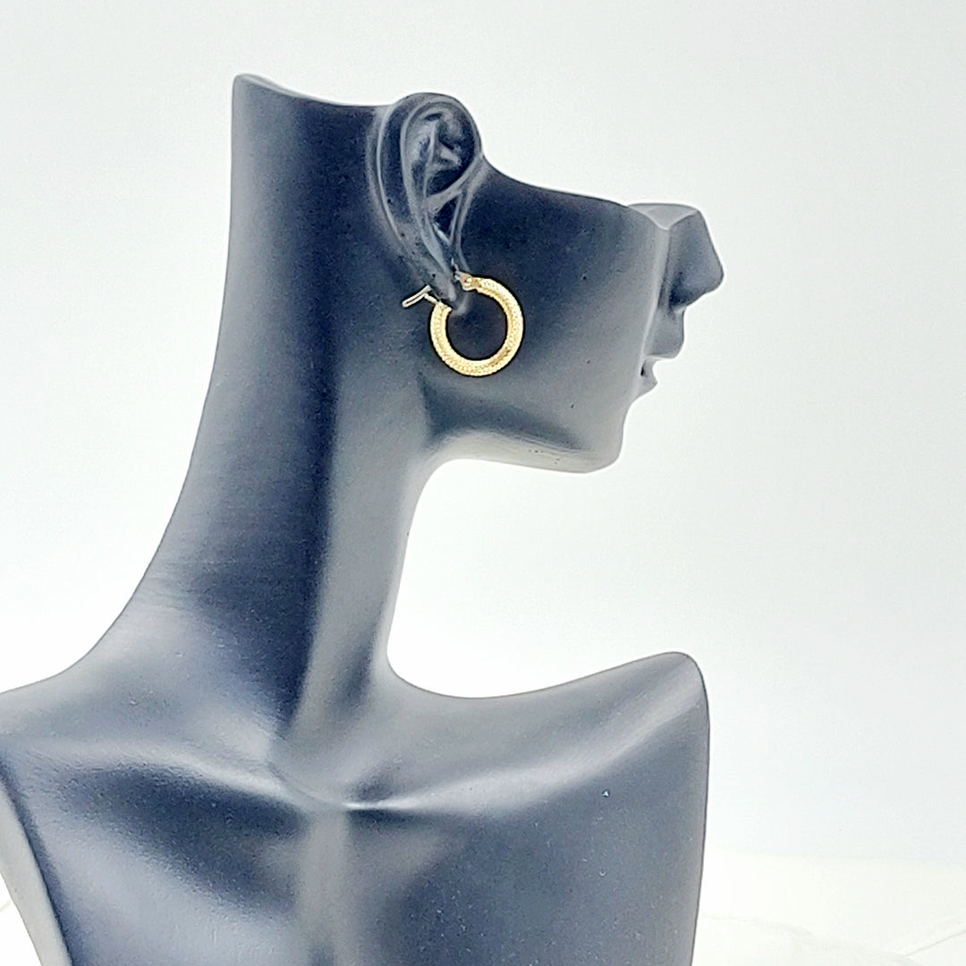 18K حلق ذبلة اكسترا-مجوهرات الشيخ سعيد-Saeed Jewelry 