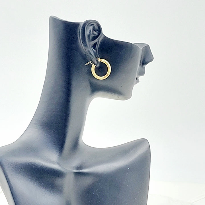 18K حلق ذبلة اكسترا-مجوهرات الشيخ سعيد-Saeed Jewelry 