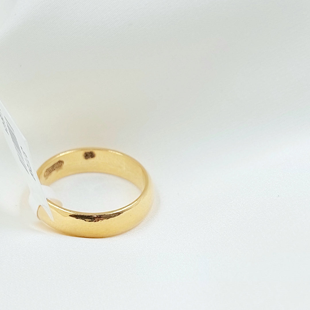 21K ذبلة سادة رفيع-مجوهرات الشيخ سعيد-Saeed Jewelry 