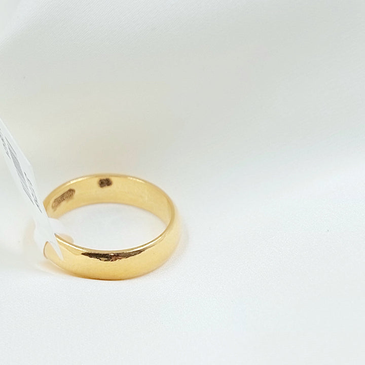 21K ذبلة سادة رفيع-مجوهرات الشيخ سعيد-Saeed Jewelry 