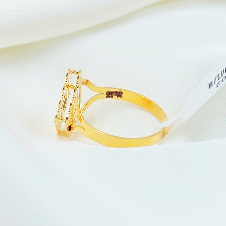 21K خاتم اكسترا-مجوهرات الشيخ سعيد-Saeed Jewelry 