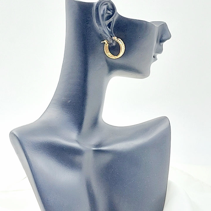 18K حلق ذبلة اكسترا-مجوهرات الشيخ سعيد-Saeed Jewelry 