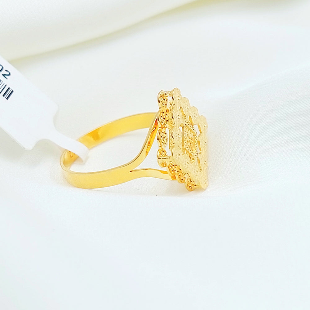 21K خاتم اكسترا-مجوهرات الشيخ سعيد-Saeed Jewelry 