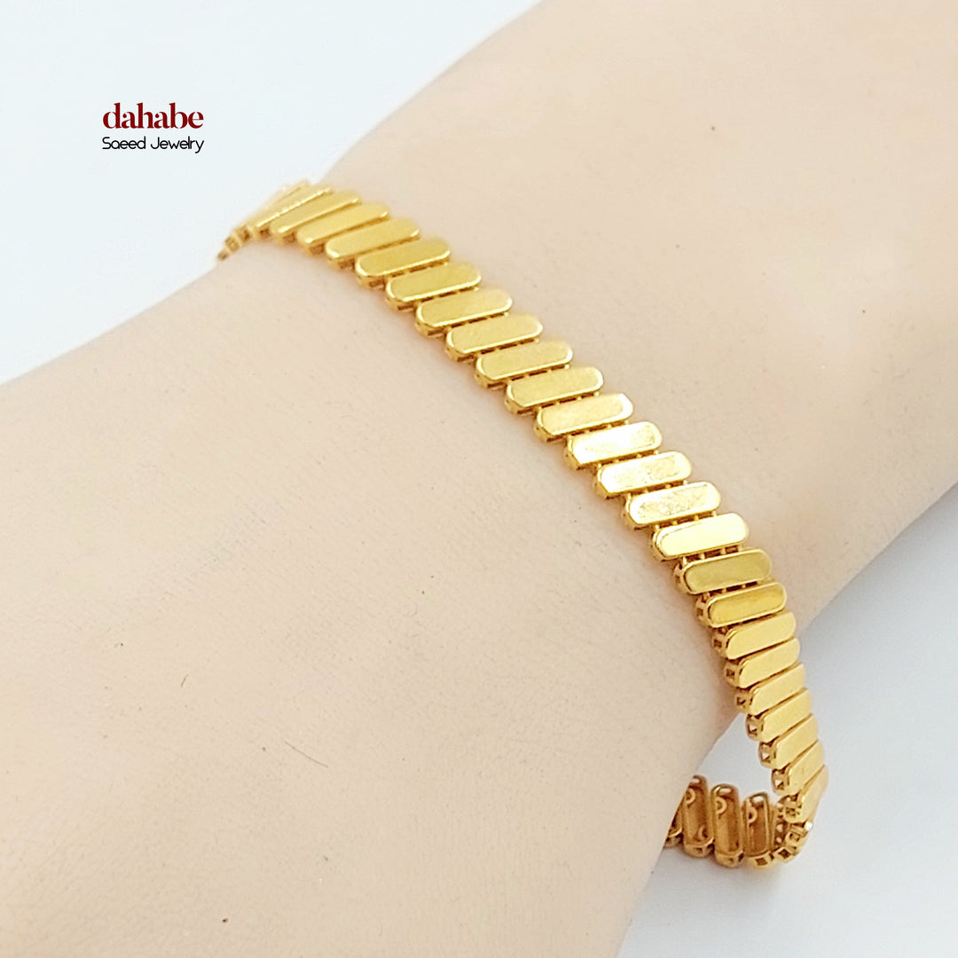 21K اسوارة افعى-مجوهرات الشيخ سعيد-Saeed Jewelry 