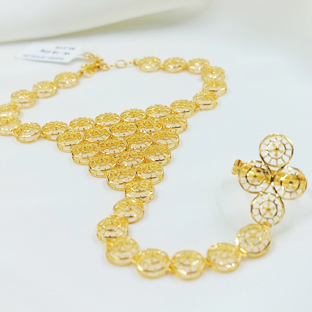 21K كف كويتي-مجوهرات الشيخ سعيد-Saeed Jewelry 