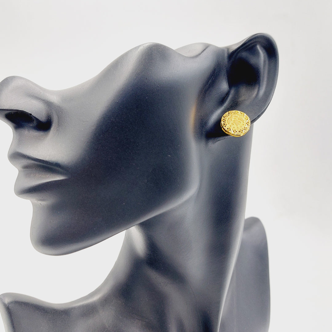 21K حلق رشادي-مجوهرات الشيخ سعيد-Saeed Jewelry 