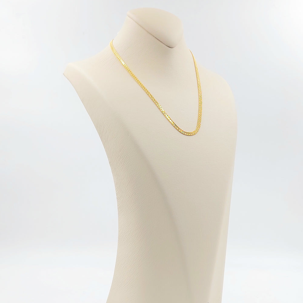 21K سنسال  ماليزي 3mm-مجوهرات الشيخ سعيد-Saeed Jewelry 