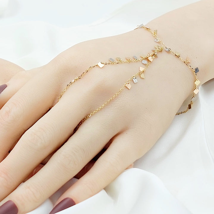 18K كف اكسترا ناعم-مجوهرات الشيخ سعيد-Saeed Jewelry 