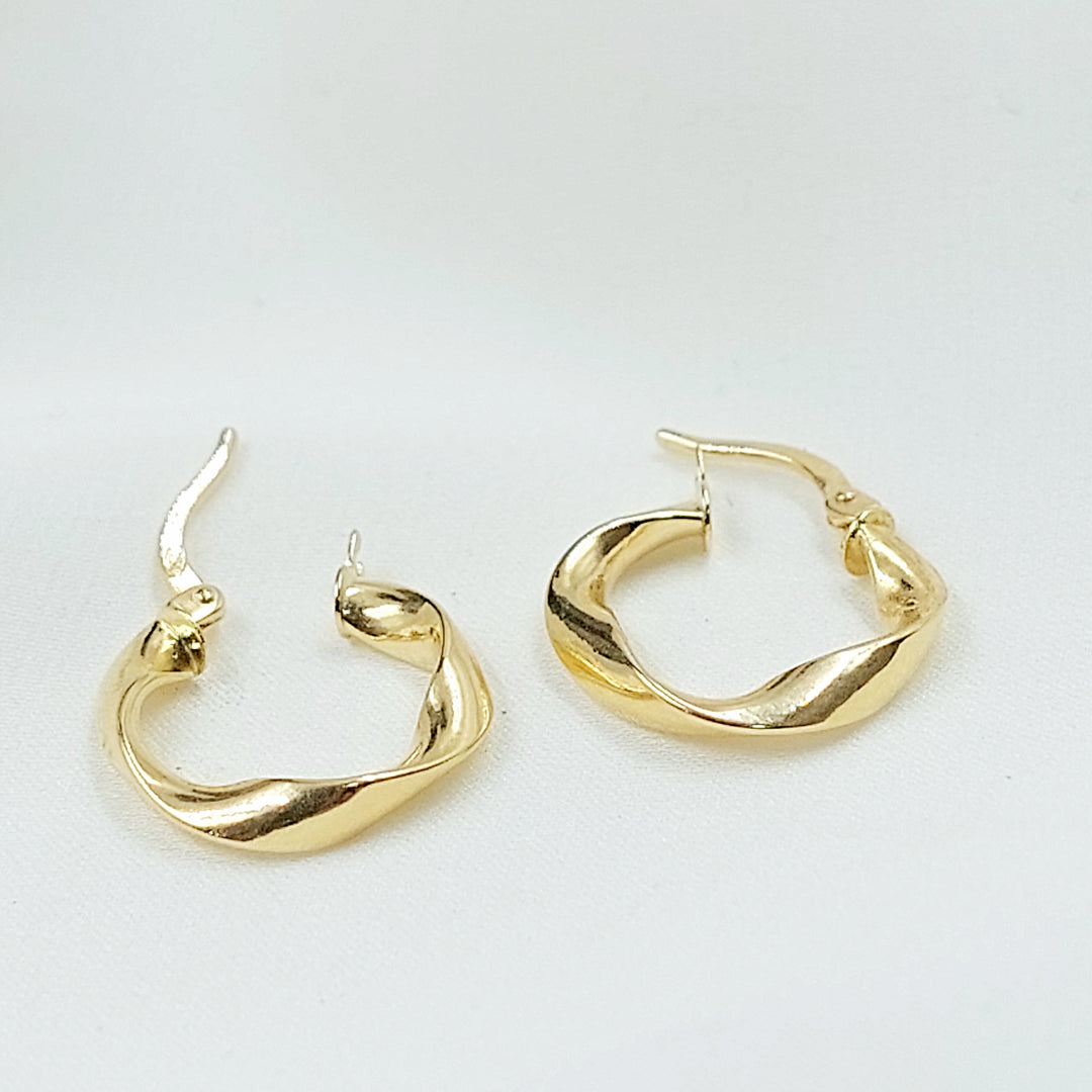 18K حلق ذبلة اكسترا-مجوهرات الشيخ سعيد-Saeed Jewelry 