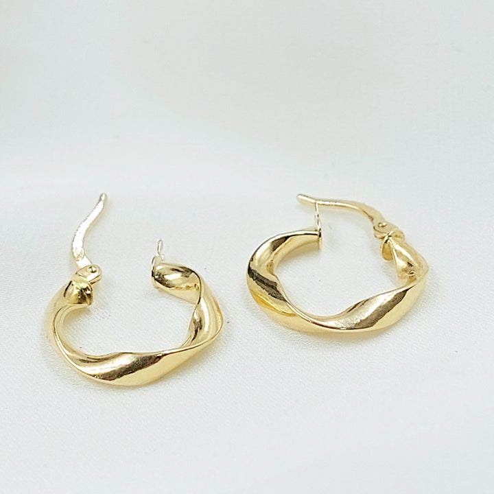 18K حلق ذبلة اكسترا-مجوهرات الشيخ سعيد-Saeed Jewelry 
