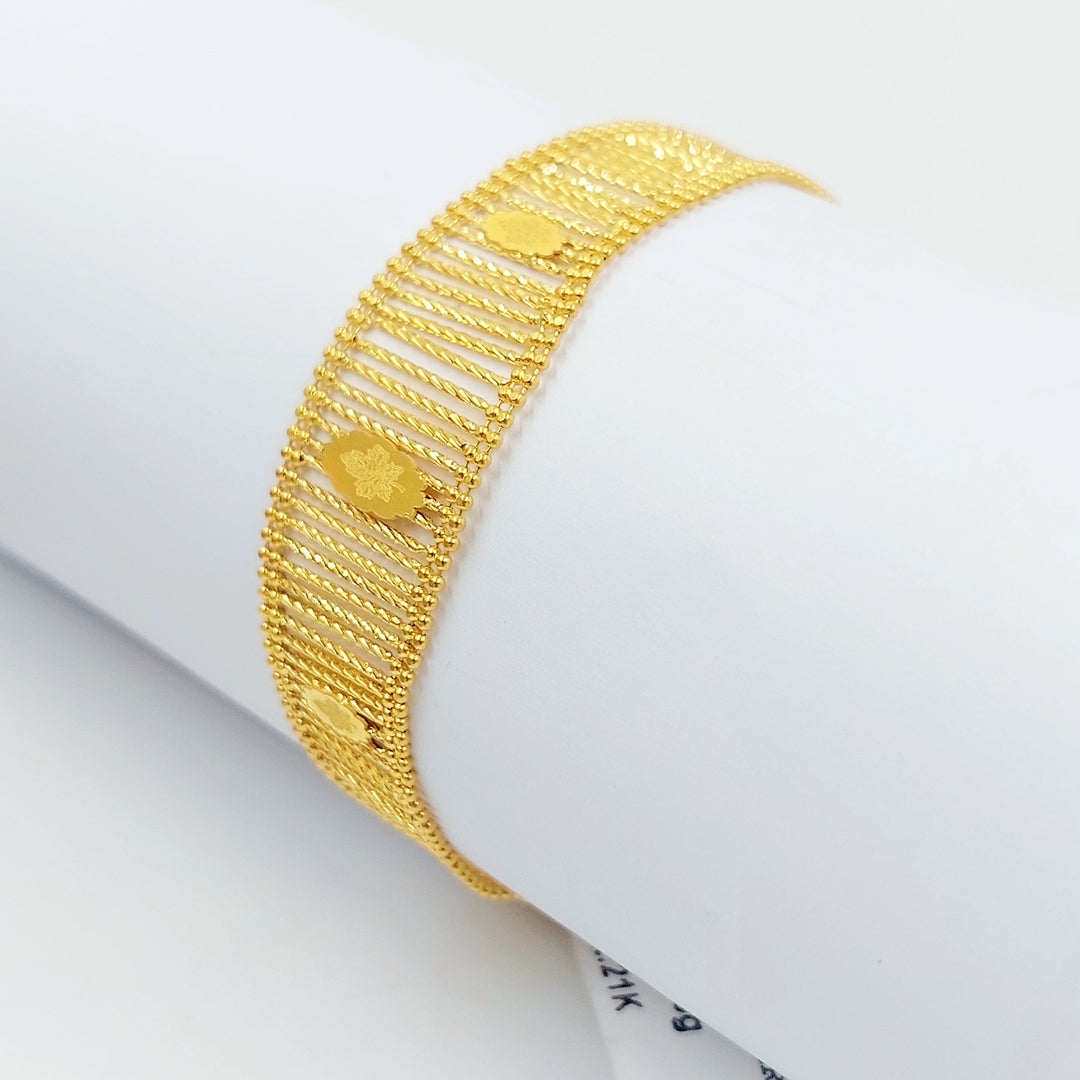 21K اسوارة اكسترا اكسترا-مجوهرات الشيخ سعيد-Saeed Jewelry 
