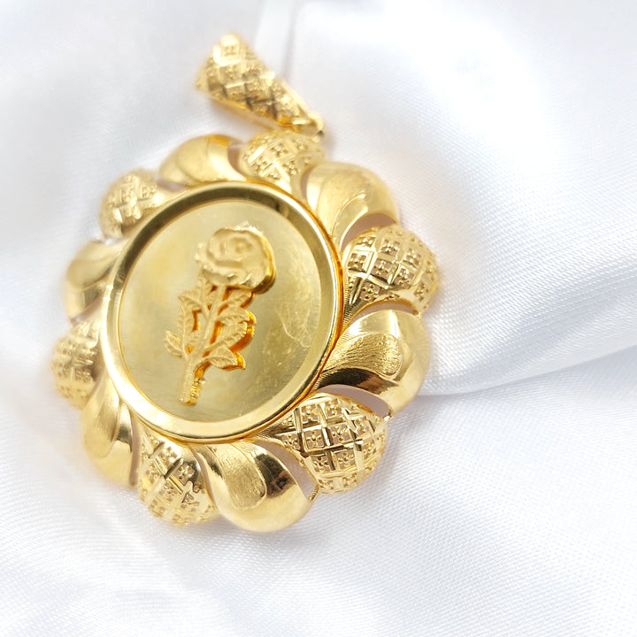 21K تعليقة اونصه نقش-مجوهرات الشيخ سعيد-Saeed Jewelry 