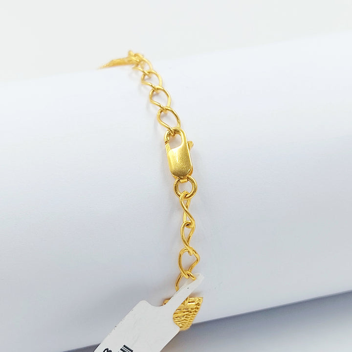 21K اسوارة اكسترا اكسترا-مجوهرات الشيخ سعيد-Saeed Jewelry 