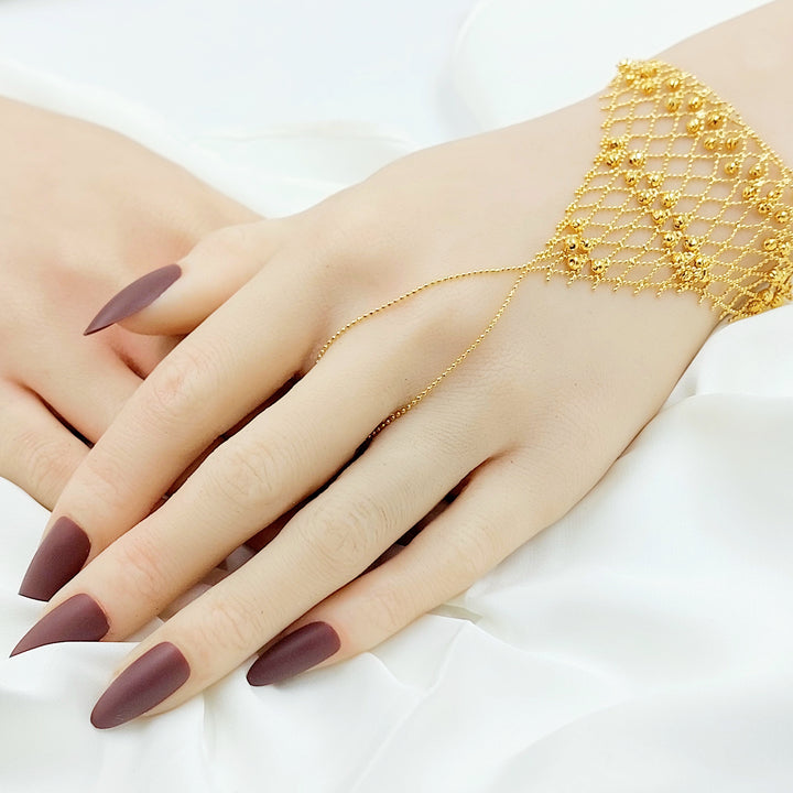21K كف طابات اكسترا-مجوهرات الشيخ سعيد-Saeed Jewelry 