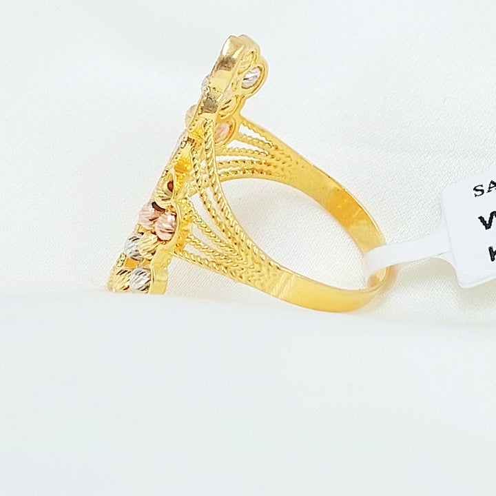 21K خاتم اكسترا اكسترا-مجوهرات الشيخ سعيد-Saeed Jewelry 