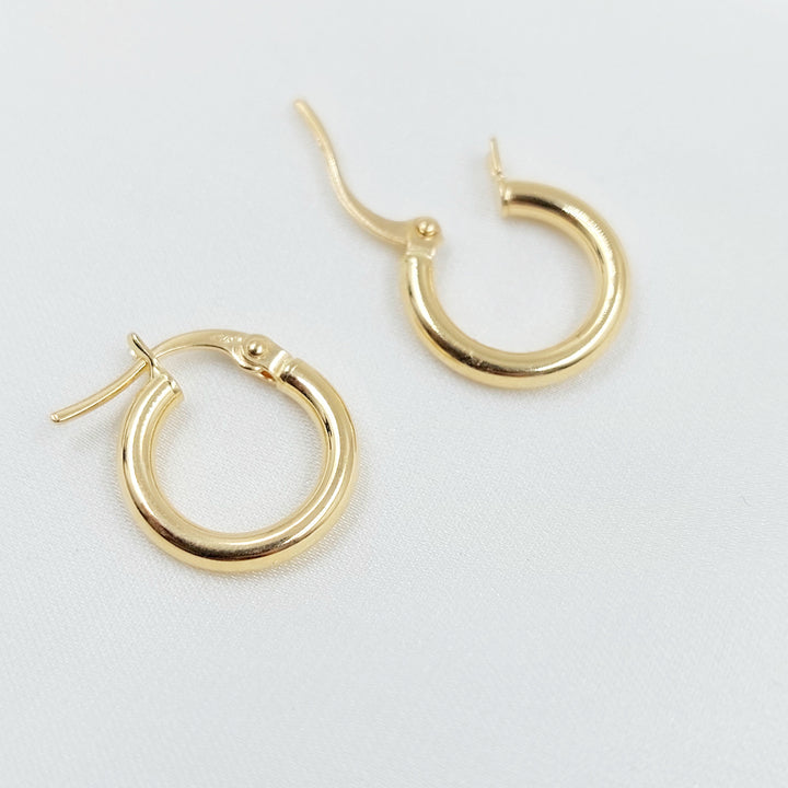 18K حلق ذبلة اطفال-مجوهرات الشيخ سعيد-Saeed Jewelry 