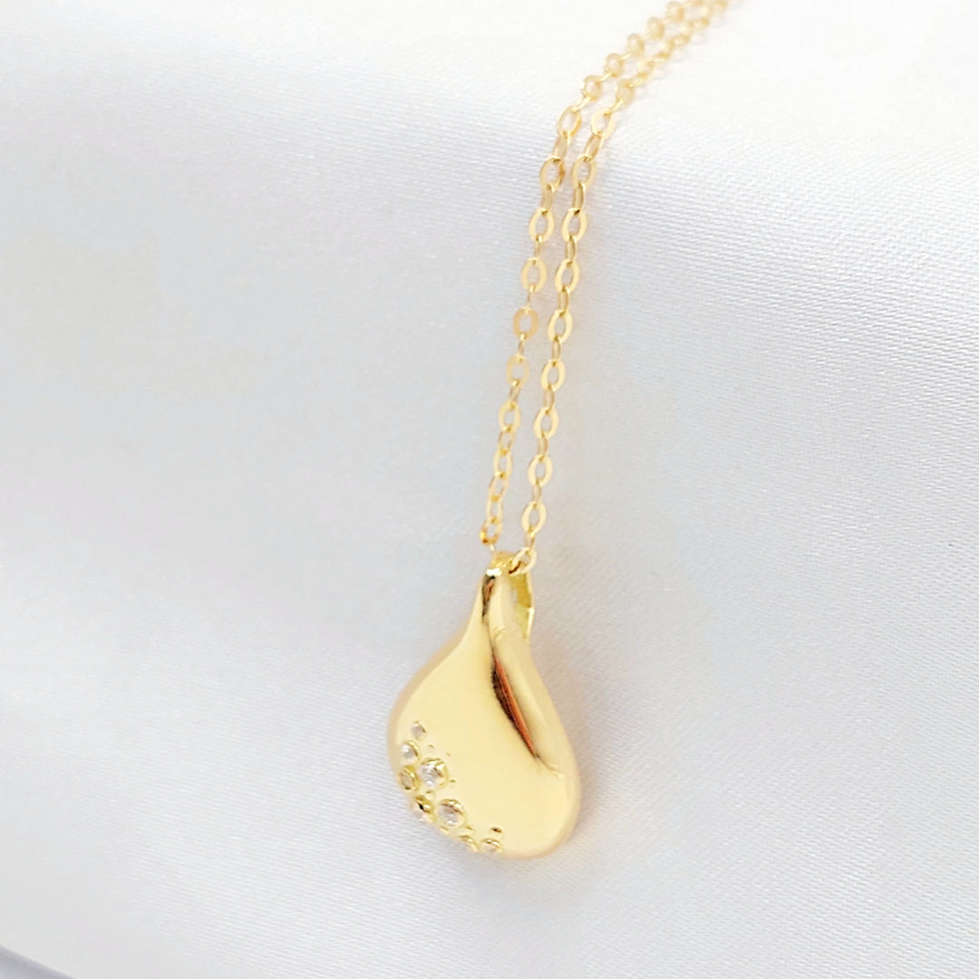 18K عقد اكسترا ناعم-مجوهرات الشيخ سعيد-Saeed Jewelry 