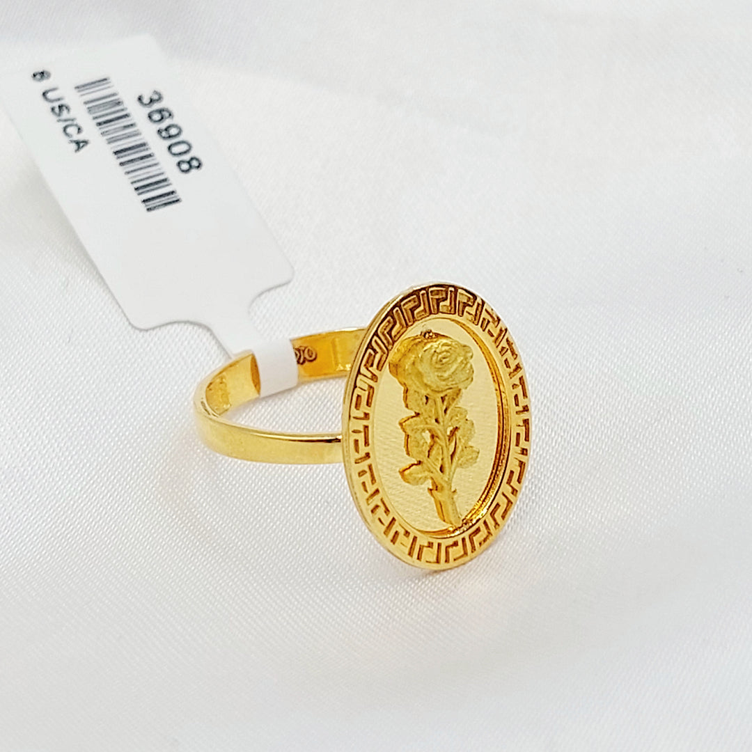 21K خاتم اونصه-مجوهرات الشيخ سعيد-Saeed Jewelry 