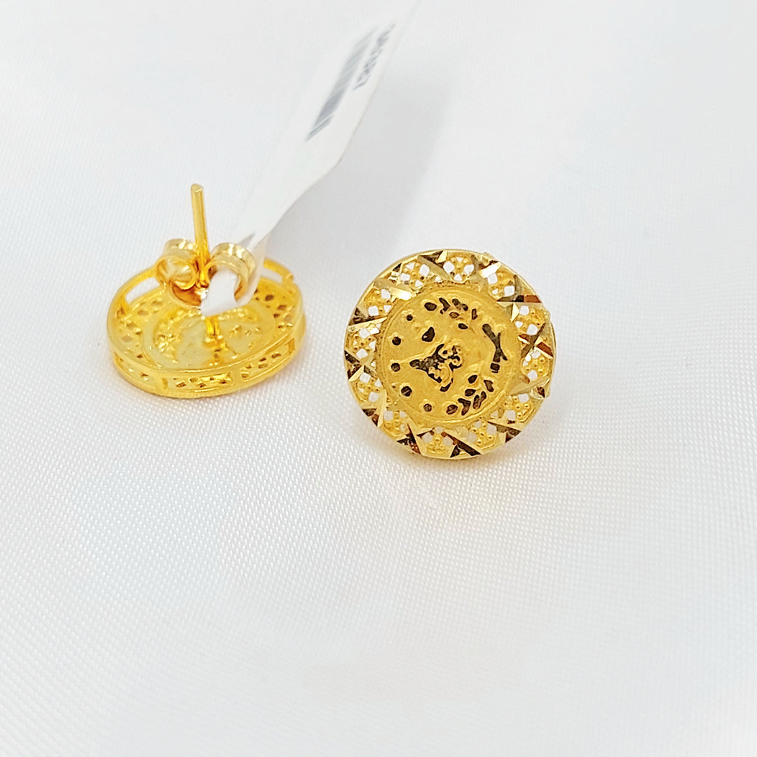 21K حلق رشادي-مجوهرات الشيخ سعيد-Saeed Jewelry 