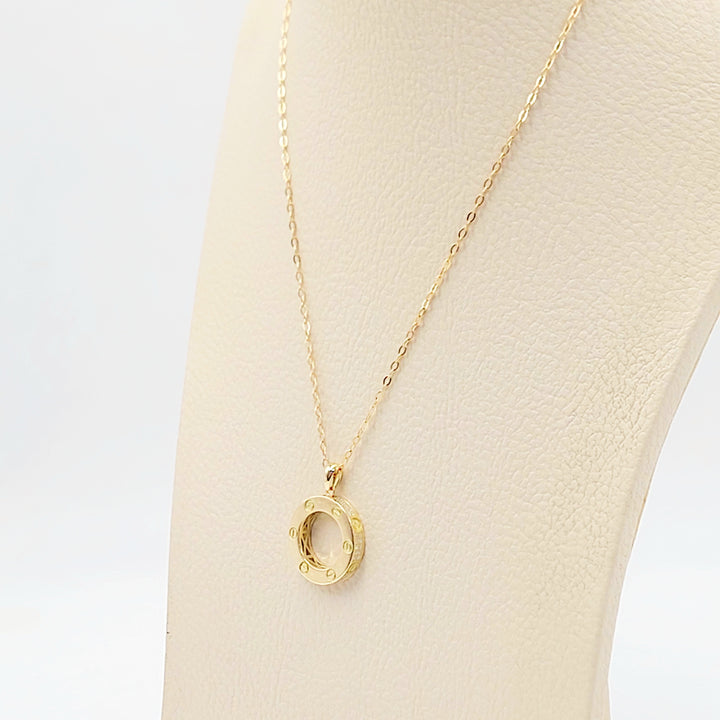 18K عقد فيجارو مرصع-مجوهرات الشيخ سعيد-Saeed Jewelry 