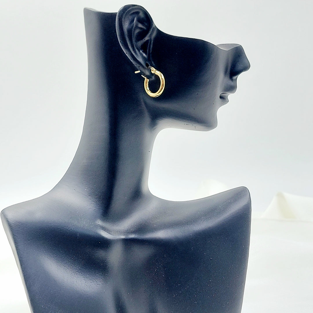 18K حلق ذبلة اطفال-مجوهرات الشيخ سعيد-Saeed Jewelry 