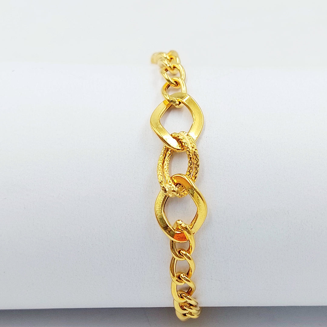 21K اسوارة جنزير اكسترا-مجوهرات الشيخ سعيد-Saeed Jewelry 