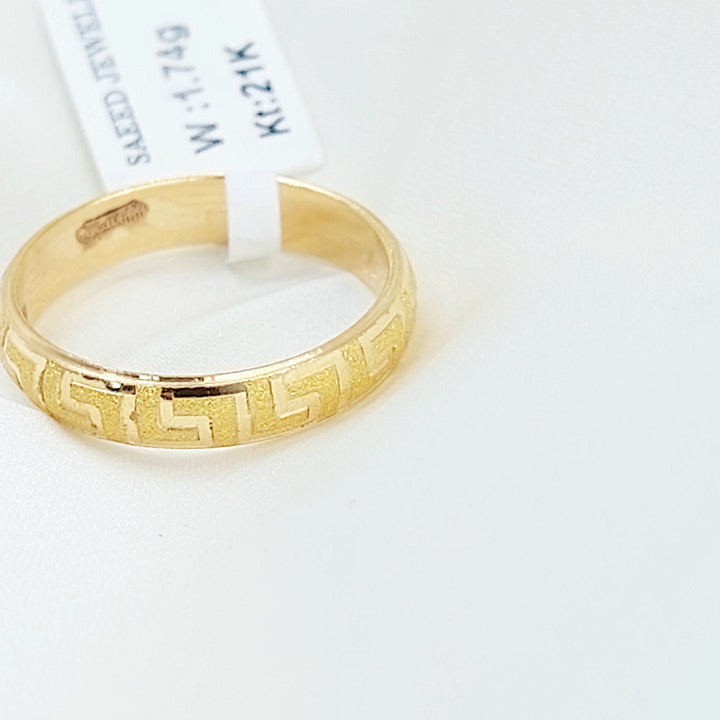 21K ذبلة فيرنا رفيع-مجوهرات الشيخ سعيد-Saeed Jewelry 