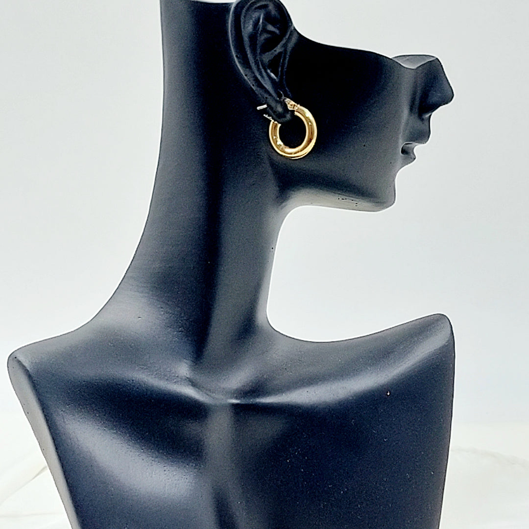18K حلق ذبلة رشادي-مجوهرات الشيخ سعيد-Saeed Jewelry 