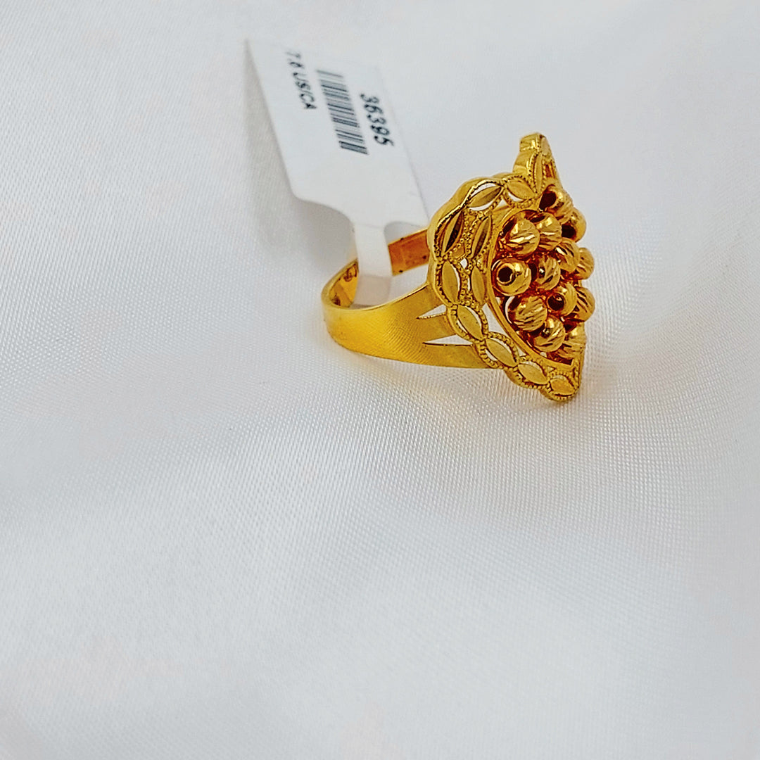 21K خاتم قلب اكسترا-مجوهرات الشيخ سعيد-Saeed Jewelry 