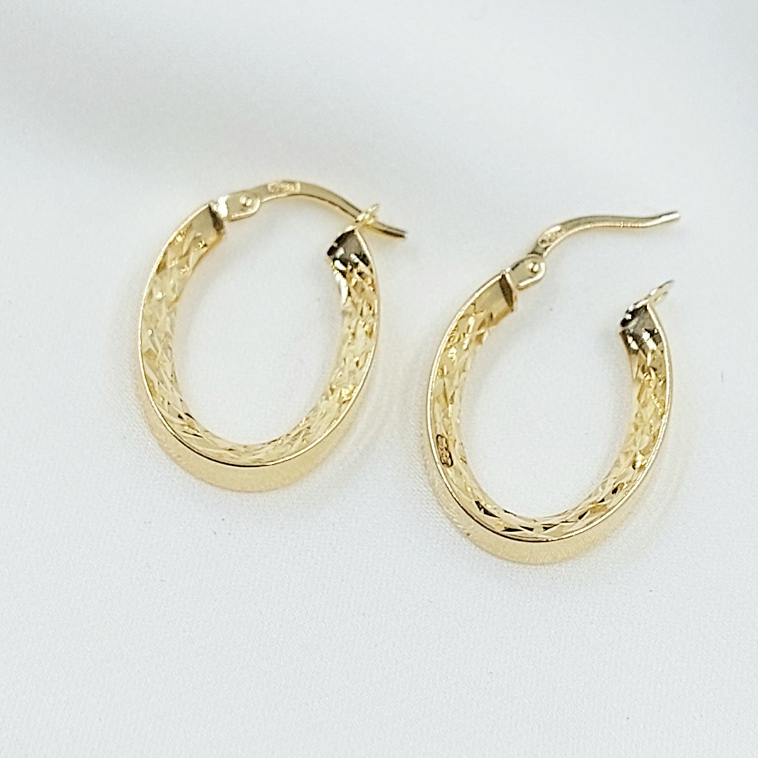 18K حلق ذبلة اكسترا-مجوهرات الشيخ سعيد-Saeed Jewelry 