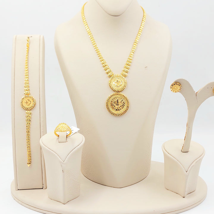 21K طقم رشادي اكسترا-مجوهرات الشيخ سعيد-Saeed Jewelry 