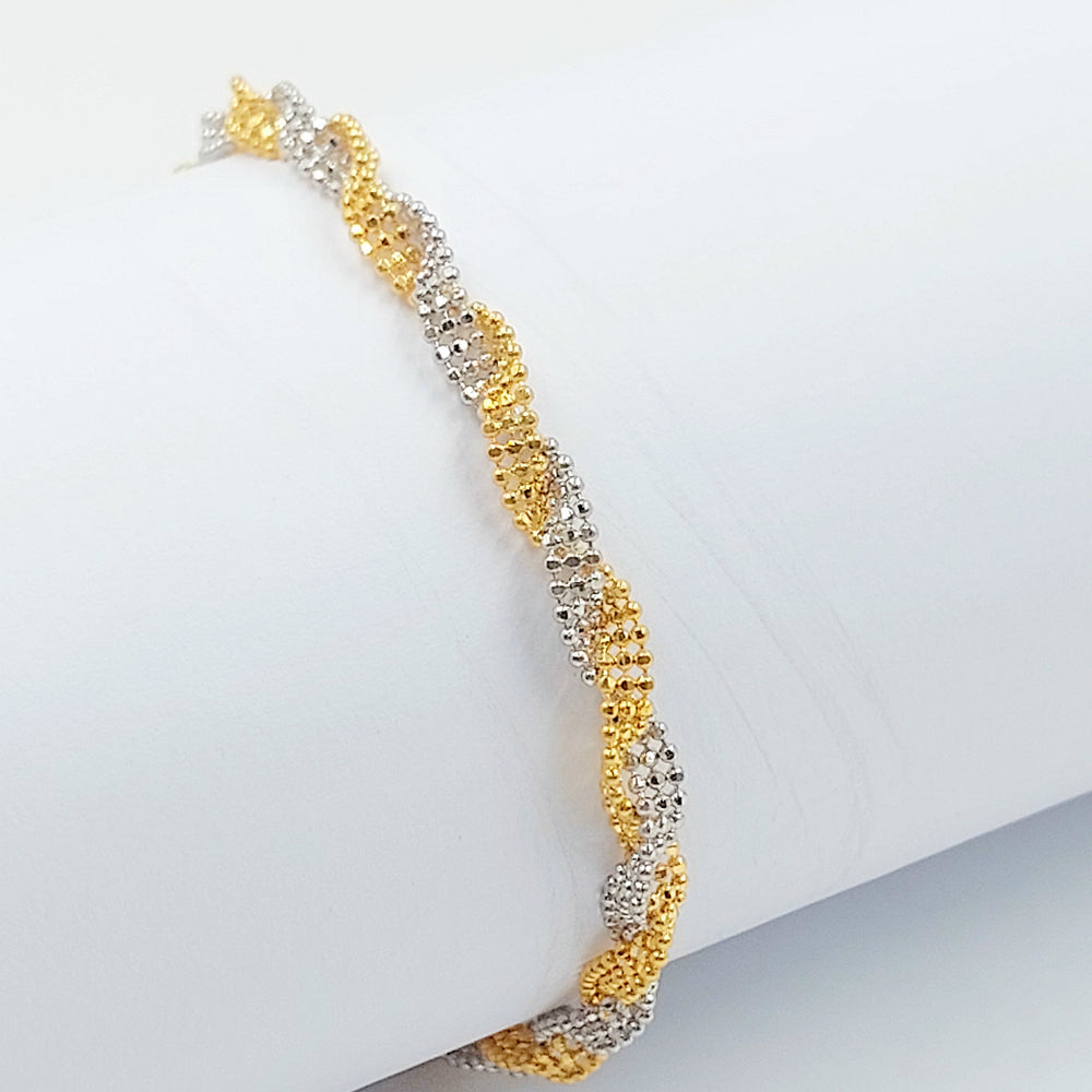21K اسوارة فانسي-مجوهرات الشيخ سعيد-Saeed Jewelry 