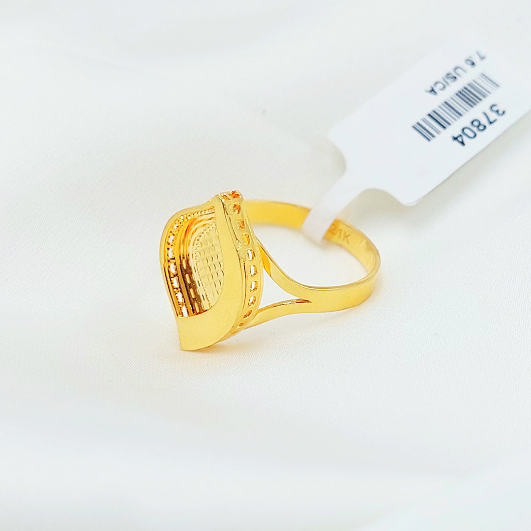 21K خاتم اكسترا-مجوهرات الشيخ سعيد-Saeed Jewelry 