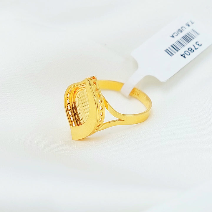 21K خاتم اكسترا-مجوهرات الشيخ سعيد-Saeed Jewelry 