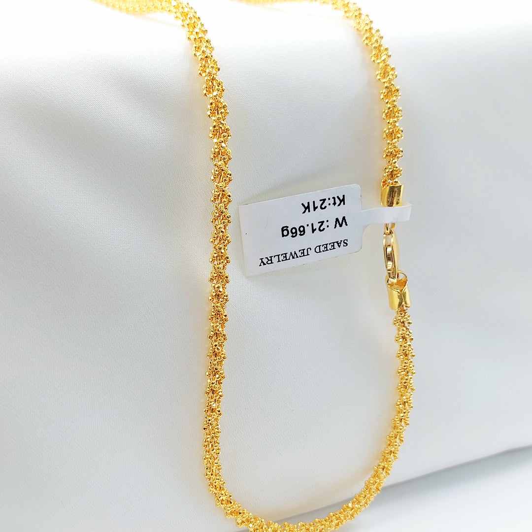 21K سنسال فانسي 4mm-مجوهرات الشيخ سعيد-Saeed Jewelry 